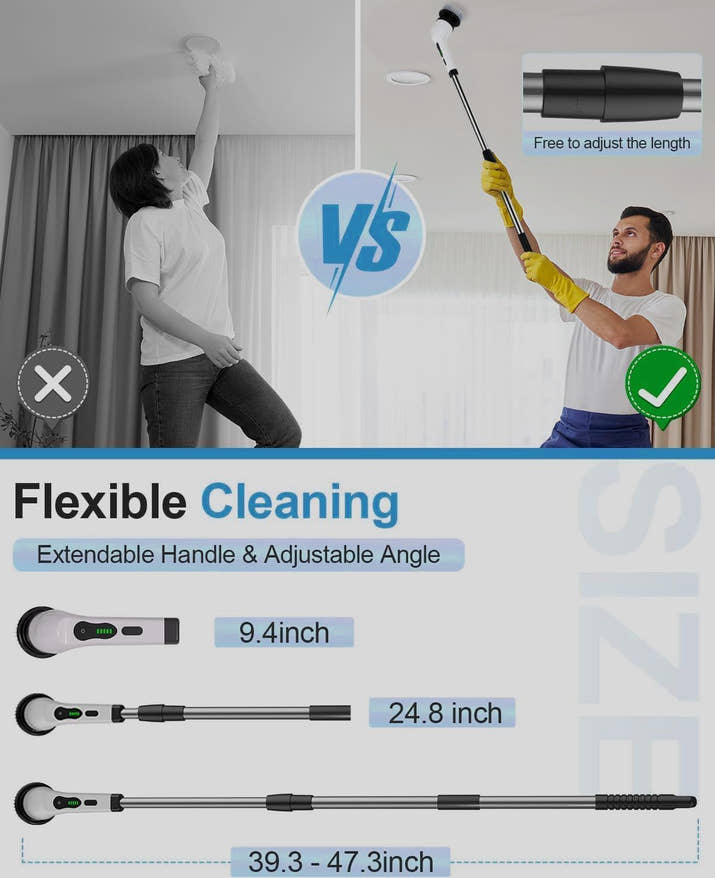 CHAMKO™ 9 in 1 Electric Cleaner For Kitchen & Bathroom
