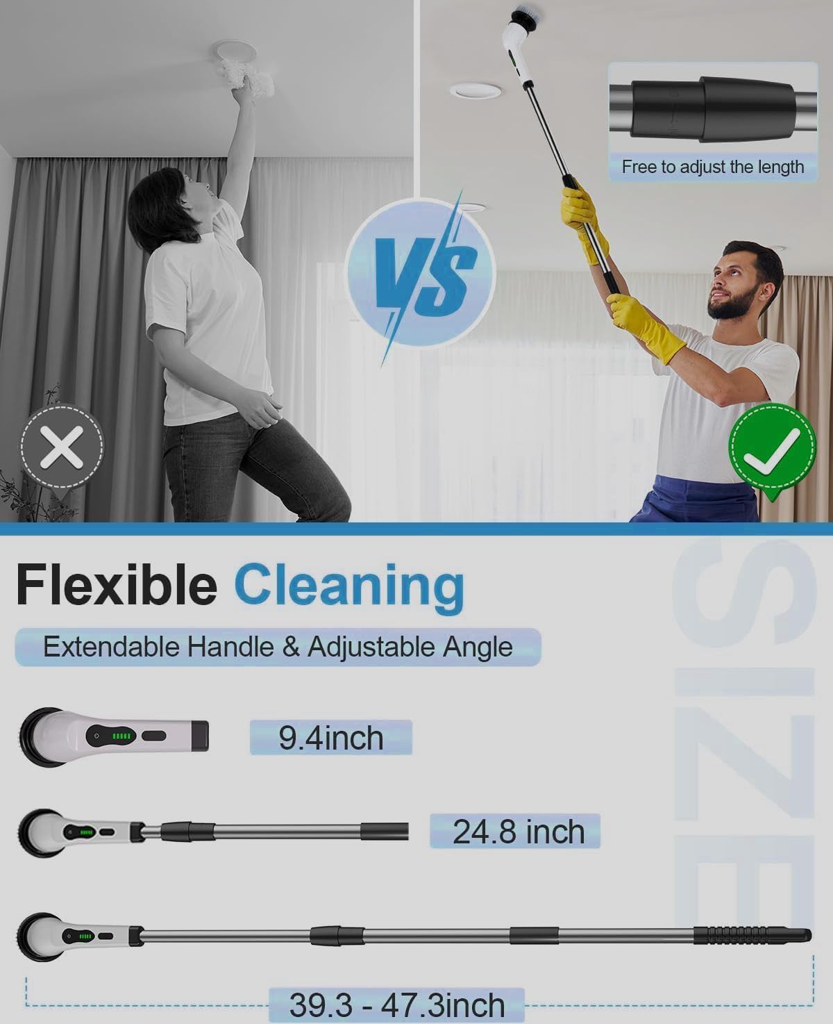 CHAMKO™ 9 in 1 Electric Cleaner For Kitchen & Bathroom