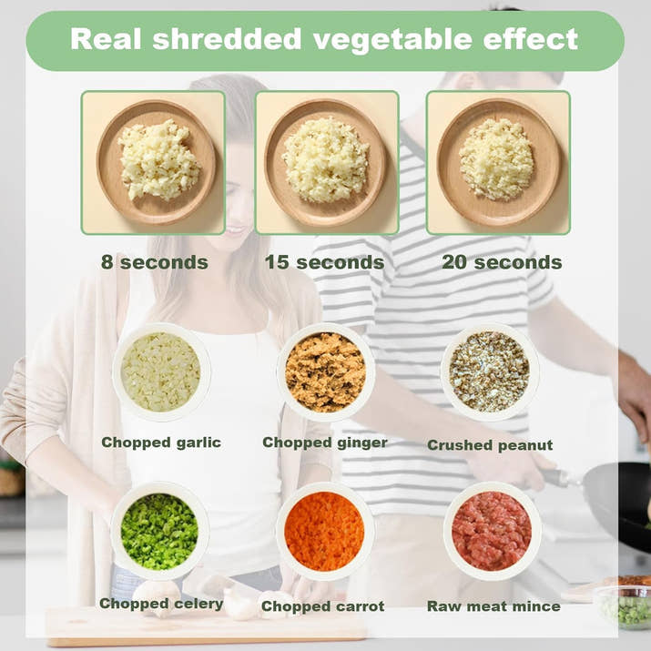 ChopEasy PRO™ 4 in 1 Electric Vegetable Cutter