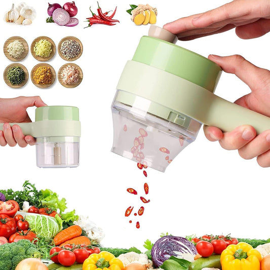 ChopEasy PRO™ 4 in 1 Electric Vegetable Cutter